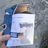 CTRLEND马克杯带盖茶水分离304不锈钢内胆/PP办公室咖啡杯高颜值饮用水杯 黑色 304内胆】+折叠勺 1个 550ml 实拍图