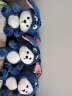 佩佩龙小熊玩偶变身泰迪熊公仔抱抱熊女孩生日礼物史迪仔毛绒玩具小娃娃 蓝色史迪仔变身熊 28厘米 实拍图