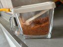 苏泊尔SUPOR 玻璃调味罐厨房带勺带盐调料罐方形调味罐三只装 TK2203E 实拍图