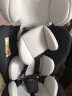 贝蒂乐儿童安全座椅汽车用0-12岁婴儿宝宝360度旋转安全椅ISOFIX接口新生儿车载座椅坐躺 灰蓝色（360°旋转+硬接口+钢骨架） 实拍图