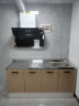 贝柚 厨房不锈钢橱柜厨柜经济型简易农村柜子灶台一体组装租房用家 160cm单盆-右 实拍图