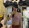 迪卡侬运动内衣女跑步瑜伽背心无钢圈美背防震文胸WSCU宝贝蓝XS 4666620 实拍图