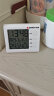 志高（Chigo）电子温度计室内婴儿房高精度温湿度计室温计时钟温度表ZG-8012 实拍图