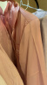 红豆居家睡衣女夏季薄款清凉丝滑长袖长裤套装仿真丝绸衬衫式情侣家居服J0J160 粉色 170/92A 实拍图