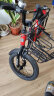 永久（FOREVER）儿童自行车男女款小孩单车可折叠脚踏车4-6-8-10岁辅助轮14寸红色 实拍图