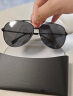 帕森（PARZIN）偏光太阳镜型男经典蛤蟆镜安全驾驶墨镜8131A黑框黑灰片 实拍图