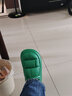 华美健步防水踩屎感按摩居家情侣棉拖鞋轻简保暖舒适秋冬季室内加绒软底棉鞋女款HM2380A绿色36-37码 实拍图