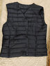 鸭鸭（YAYA）轻薄羽绒马甲女冬装短款内胆时尚女款马夹外套背心K 黑色 3XL 180 实拍图