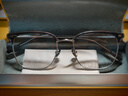 BOLON暴龙眼镜王鹤棣同款复古眉架β钛光学镜近视眼镜框男轻 BT6026B16 实拍图