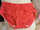 霞婷（xiating）【2条装】孕妇内裤低腰月子产妇内裤女大红色结婚本命年 H01蕾丝小花（低腰2条装） XL（建议140斤以内） 实拍图