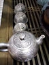 茂林銀樓 银茶壶S999足银茶具百福功夫泡茶银茶杯双层隔热银器送长辈礼品 五福临门一壶3杯共265g+鉴定证书 实拍图