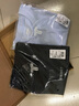 拇指白小T【拍1发2】李乃文二代水光纯棉夏短袖t恤男女三防白小丅圆领上衣 【三防款】男款湖蓝 M 实拍图