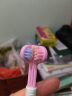 葆氏 儿童牙刷3D三面洞牙刷软毛4-6-12岁360°口腔清洁宝宝牙刷 粉色 实拍图
