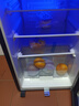 先科食品留样柜小冰箱家用幼儿园食堂酒店办公室冷藏保鲜展示柜水果蔬菜药品柜单开门冰吧透明玻璃带锁 保鲜柜90L白色内胆（全冷藏+蓝光灯+带锁） 实拍图