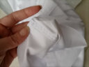 金盾（KINDON）纯色衬衫男 商务正装舒适棉质休闲长袖男士白衬衣 J02121 白色平纹款 XL 实拍图