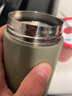 雍財日式磨砂保温杯男女学生泡茶水杯简约便携 480毫升-卡其灰 单杯 实拍图