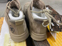 Jeep【加绒可选】吉普休闲皮鞋男秋冬保暖工装鞋户外低帮靴子男棉鞋 沙色 255/41(此款41码=运动鞋42码） 实拍图