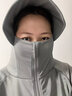京峋冰丝防晒衣男夏季速干透气外套户外钓鱼服大码运动跑步情侣防晒服 F02可拆卸帽檐-藏青（高质量） 2XL 【建议体重140-150斤左右】 实拍图