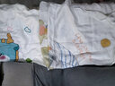 Kissbaby Miracle婴儿盖毯夏季薄款毛毯竹棉纤维舒适透气新生宝宝儿童夏凉空调被 眼镜松鼠+幸运龙 实拍图