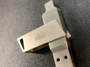 爱国者（aigo）128GB Type-C USB3.2 手机U盘 U351高速读写款 银色 双接口手机电脑用 读速高达150MB/S 实拍图