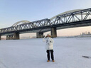 雪中飞【成毅同款】【鹅绒】男女同款羽绒服貉子毛领中长羽绒服工装保暖 糙白|8003 XL 180/100A（尺码偏大选小一码） 实拍图
