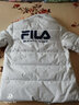 斐乐（FILA） 羽绒服男装冬季保暖连帽运动休闲长袖加厚外套开衫男装上衣 标准白-WT 2XL 185/104A 实拍图