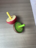 弥鹿（MiDeer）儿童彩色旋转手动幼儿园木质玩具男孩女孩水果款迷你小陀螺4只装儿童节礼物 实拍图