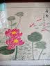 暮春舍（MUCHUNSHE） 纯手绘花鸟客厅玄关装饰画牡丹画国画挂画花开富贵字画壁画斗方 喜上眉梢B 53*53CM红木色实木镜框 实拍图