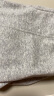 初语×艺术家甲板|设计感休闲卫裤女2023冬季新款加绒保暖哈伦裤 花灰色 S 晒单实拍图