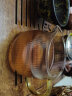 绿昌明泡茶壶耐热加厚高硼硅玻璃茶壶泡茶器不锈钢茶漏茶具花茶壶带过滤 单壶 450ml 实拍图