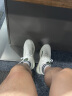 圣伽步skap休闲男鞋舒适时尚男士系带气垫厚底透气运动鞋A5E01AM3 米白色 39 实拍图
