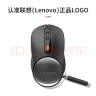 联想（Lenovo） 无线蓝牙双模鼠标 蓝牙5.0/3.0 便携办公鼠标 人体工程学设计 Howard黑色 实拍图