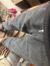 浩术牛仔裤男秋冬加绒加厚款宽松工装大码百搭潮流九分休闲长裤子男 D903蓝色+灰色【加绒两条装】 XL【130-145斤】 实拍图