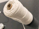 宝然棉绳棉线手工捆绑吊牌绳子粽子线绳螃蟹线绳挂毯编织线粗细棉线绳 1mm400米 实拍图