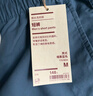 无印良品 MUJI 男式 棉水洗府绸 短裤休闲短裤男款夏季纯棉全棉AED14A2S 烟熏蓝色 M 实拍图