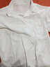 欧贝汐衬衫女中长款长袖上衣春夏春秋冬新款学生宽松时尚衬衣 白色 均码 实拍图