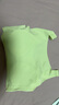金三塔真丝无尺码桑蚕丝氨纶无痕内衣女无钢圈聚拢背心式光面文胸 气泡绿3335 M 实拍图