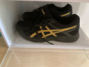 亚瑟士ASICS男鞋缓冲透气跑步鞋运动鞋网面回弹跑鞋GEL-CONTEND 4 黑色/金色 39.5 实拍图