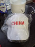 鸿星尔克棒球帽男女通用帽子简约中国百搭街头滑板休闲运动帽子 正白 通用维尺码 实拍图