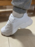 ABC KIDS童鞋男童鞋子2024春季新款儿童运动鞋小白鞋女中大童白色表演鞋子 革面白色 35码 实拍图