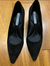 CHARLES&KEITH简约通勤尖头高跟鞋子女鞋休闲单鞋生日礼物女CK1-60280245-1 Black Textured黑色纹理 34 实拍图