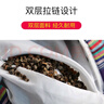喜偌家纺儿童荞麦枕头老粗布透气枕荞麦壳填充幼儿园枕头小枕头儿童枕头 蓝色荞麦壳 24*45厘米 实拍图