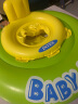 INTEX婴儿游泳圈儿童坐圈腋下圈新生幼儿宝宝趴圈小孩座圈 糖果绿加大款(1-5岁)【关注商品 送脚泵】 实拍图