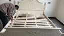 尊范（ZUF）韩式床 欧式实木双人床公主床 1.8米1.5米单人床卧室家具新婚床 床+床头柜*2+床垫 1800*2000排骨架 实拍图