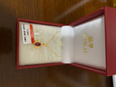 品季黄金项链女999足金奢华红色宝石金吊坠子生日纪念日礼物送女友 黄金吊坠（配足金项链） 实拍图