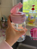BABLOV儿童水杯女夏季高颜值便携塑料水壶可爱大容量运动吸管杯 晒单实拍图