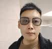 CAPONI 钢铁侠同款眼镜伊迪丝变色偏光太阳镜近视墨镜男日夜两用开车镜 银黑框-日夜两用偏光变色片 实拍图