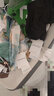 米思阳（missshine）2024秋季新款时尚水彩印花中长裙顺滑显瘦A字半身裙女0630 绿色  L 实拍图