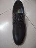 强人3515男鞋英伦商务休闲鞋简约系带男鞋透气男士皮鞋 黑色 38 实拍图