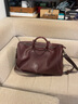 暇步士（Hush Puppies）旅行包男士复古真皮高档头层牛皮时尚随身通勤大容量登机包行李包 深咖色HA-1311009W-504 实拍图